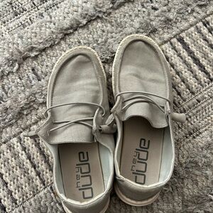 Hey Dude Women's Gray Loafers